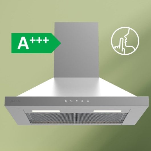 Campana extractora Cecotec Bolero Flux PT 604000 Recirculation 60cm inox avec moteur DC