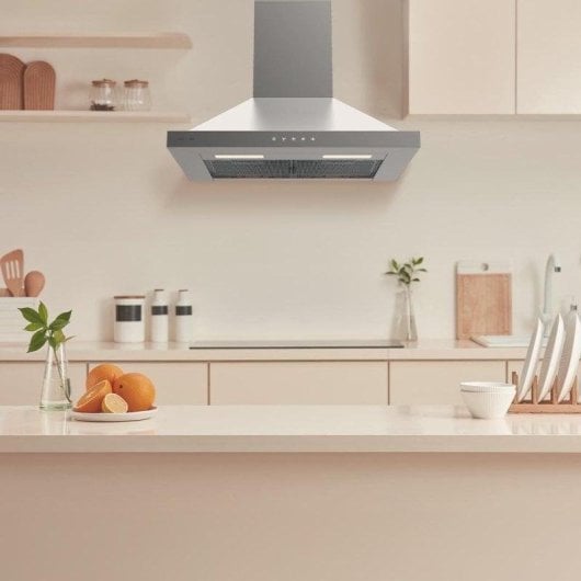 Campana extractora Cecotec Bolero Flux PT 604000 Recirculation 60cm moteur DC Inox