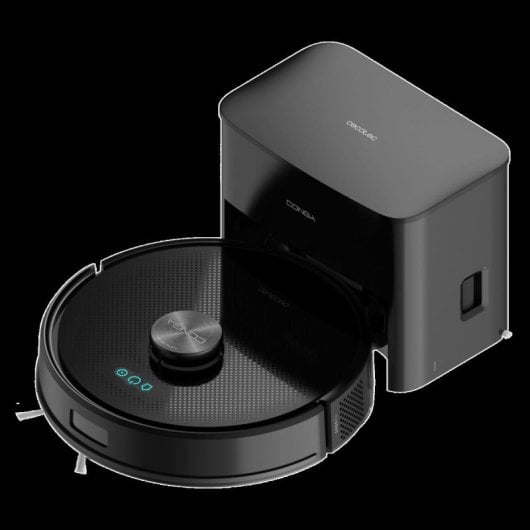 Robot Aspirador e Limpador de Chão Cecotec Conga Y50 Navegação Laser 5000 Pa Base Esvaziamento Automático WiFi APP