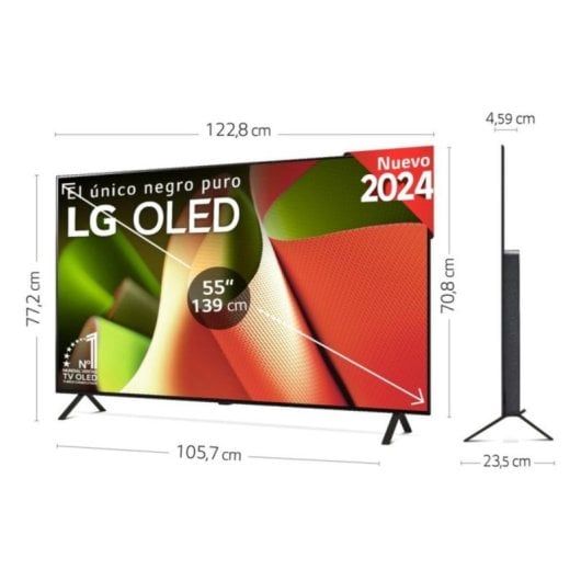 TV LG OLED OLED55B4 55" 4K Smart TV Dolby Vision Gaming Voice Alexa