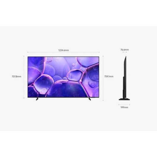 TV Samsung LED TU55U8005FU 55" 4K UltraHD 50Hz Smart TV Tizen HDR10+ Q-Symphony