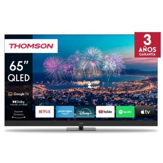 TV Thomson QLED 65QG6C14 65" 4K UltraHD 60Hz Smart TV Google TV Dolby Vision HDR10 Dolby Atmos