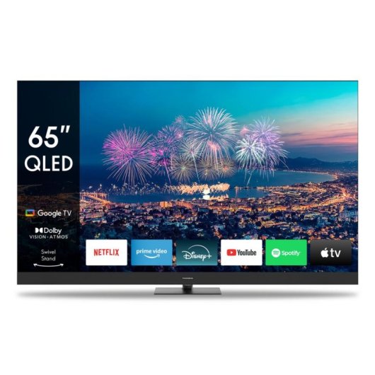 TV Thomson QLED 65QG6C14 65" 4K UltraHD 60Hz Smart TV Google TV Dolby Vision Atmos
