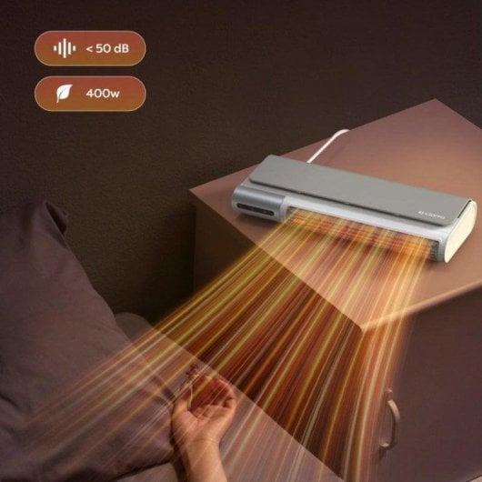 Aquecedor Cerâmico Ciarra AWHCF516-W 400W Silencioso Baixo Consumo