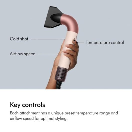 Secador de pelo Super Hair Dryer HD18 sin aspas iones negativos alta potencia 3 velocidades