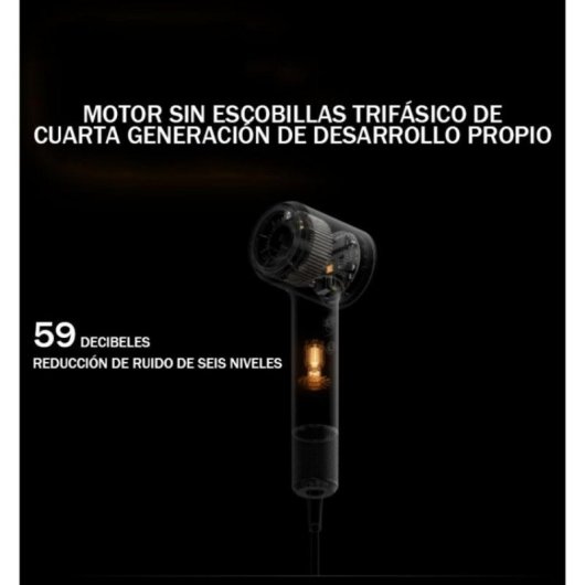 Secador de pelo Laifen Swift motor 115000 RPM 400 millones de iones negativos LED 4 colores