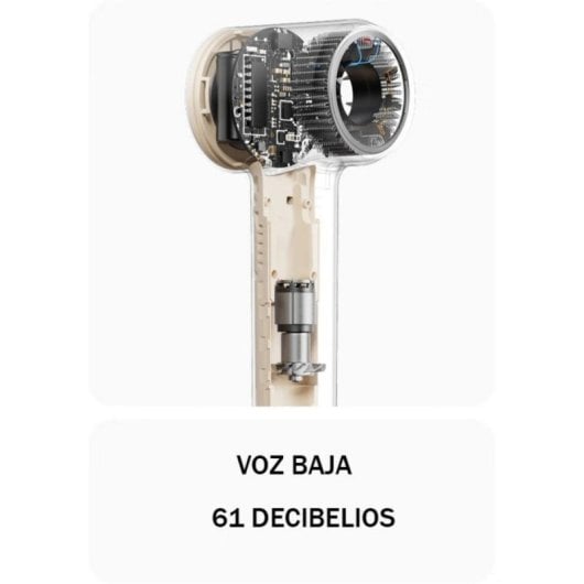 Secador de Pelo Laifen Mini Motor 110000 RPM 200M Iones Negativos 299g LED 61 dB Morandi