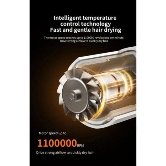 Professioneller Föhn Arzopa Super Hair Dryer HD18 Ionen 3 Geschwindigkeiten Zubehör