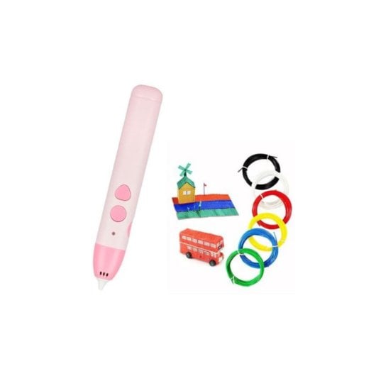 Bolígrafo 3D Antiescaldadura Baja Temperatura Control Continuo 3 Colores PCL