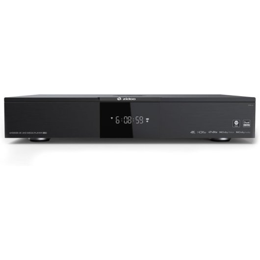 Reproductor Multimeda Zidoo UHD5000 4K UltraHD Audio HiFi