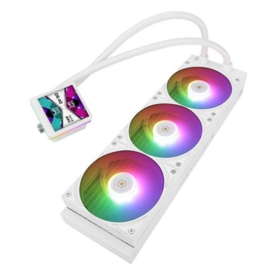 Refroidissement Liquide Thermalright Grand Vision 360 ARGB White 360mm 3 ventilateurs écran LCD ARGB