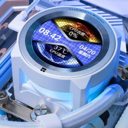 Refrigeracion Liquida Thermalright Core Vision 360mm 3 Ventiladores ARGB Pantalla LCD