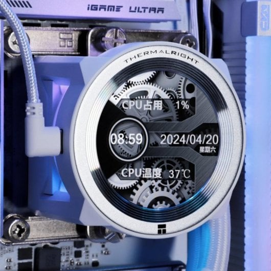 Refrigeracion Liquida Thermalright Core Vision 360mm 3 Ventiladores ARGB Pantalla LCD