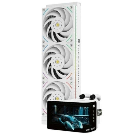 Refrigeracion Liquida Thermalright Wonder Vision 360 UB ARGB White 360mm 3 Ventiladores Pantalla Rotatoria ARGB