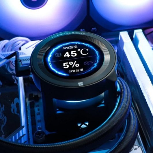 Refrigeracion Liquida Thermalright CORE VISION 360 Black ARGB 360mm 3 Ventiladores LCD ARGB