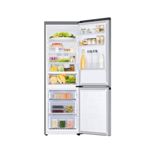 Frigorífico Samsung Combi No Frost 185 cm 344L D Prata Zona Fresca