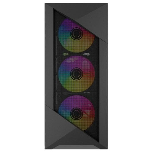 Boîtier PC Yeyian EDGE YCM-APEDG-G1 Acier Verre Trempé RGB USB-C 4 Ventilateurs