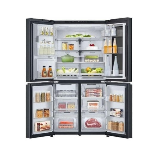LG GMG960EVEE.AEVQEUR Frigorífico Americano 179cm 638L E Preto WiFi No Frost Dispensador Agua e Gelo