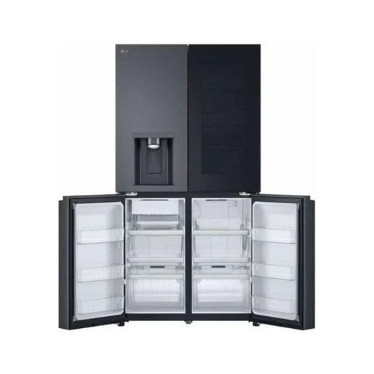LG GMG960EVEE.AEVQEUR Frigorífico Americano 179cm 638L E Preto WiFi No Frost Dispensador Agua e Gelo