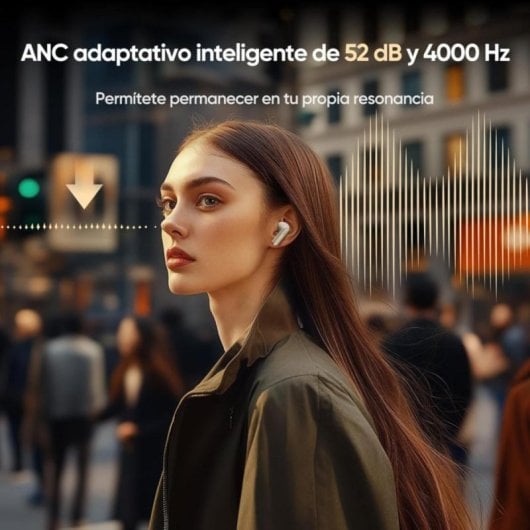 Auriculares Realme Buds Air 7 Inalámbricos Bluetooth 5.4 con Cancelación Activa de Ruido