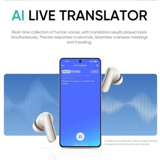 Auricolari Realme wireless Bluetooth 5.4 con Cancellazione del Rumore e Microfono IP55