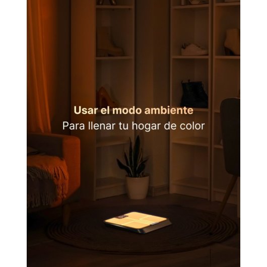 Báscula inteligente Renpho PEU-R-A017 Bluetooth LED multicolor precisión 160 kg