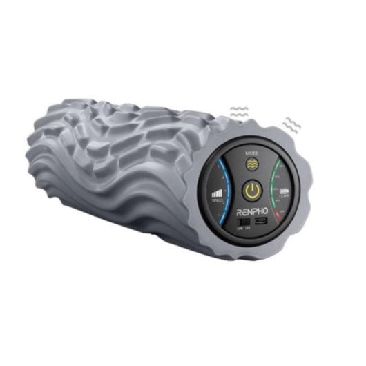 Rodillo de espuma Renpho PEU-FT-YB-03-GY vibratorio 5 velocidades USB 29 cm gris