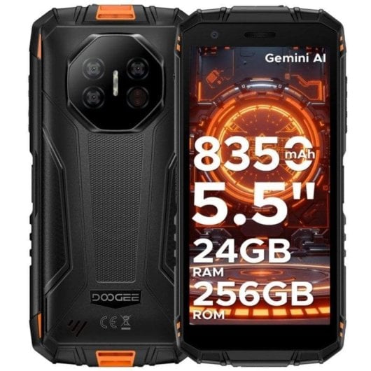 Doogee Fire 3 Ultra 4G 6GB 256GB 5,5" Noir/Orange