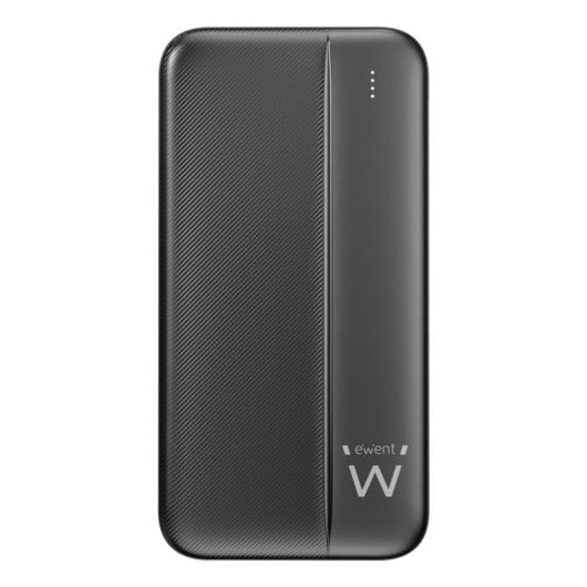 Batterie externe Ewent EW1161 10000 mAh Slim PD 22,5W 3 sorties USB-A/C Noir