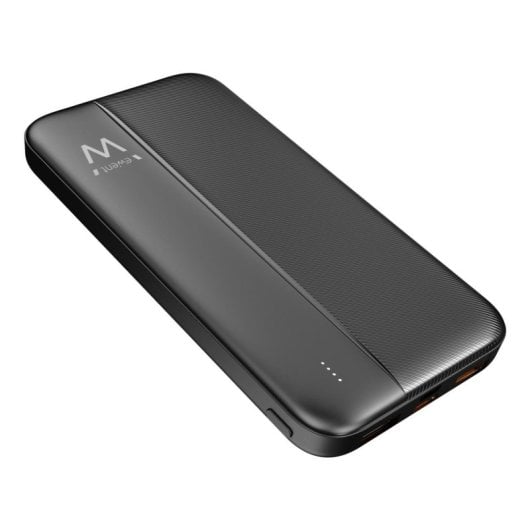 Batterie externe Ewent EW1161 10000 mAh Slim PD 22,5W 3 sorties USB-A/C Noir