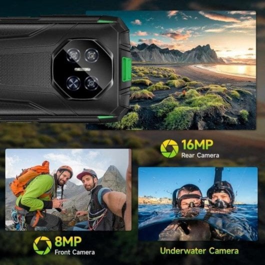 Doogee Fire3 Pro 4G 4GB 128GB 5.5" Preto/Verde Rugerizado