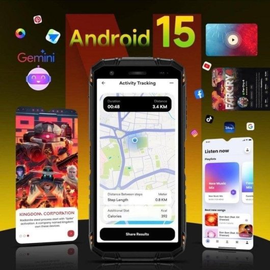 Doogee Fire3 Pro 4G 4GB 128GB 5.5" Noir/Vert