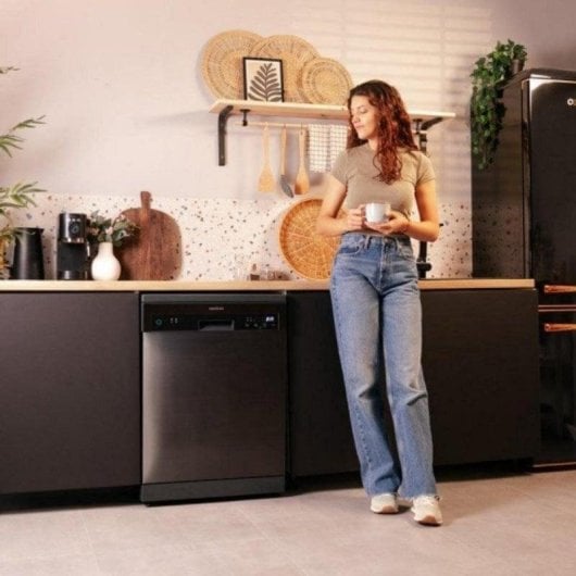 Lavavajillas Cecotec Bolero Aguazero 6110 13 Conjuntos Classe E FullTouch Dry+