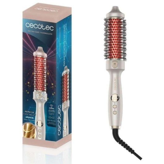 Cepillo Alisador InstantCare ThermoGlow Infrarrojos Ionizador 5 Temperaturas Pantalla