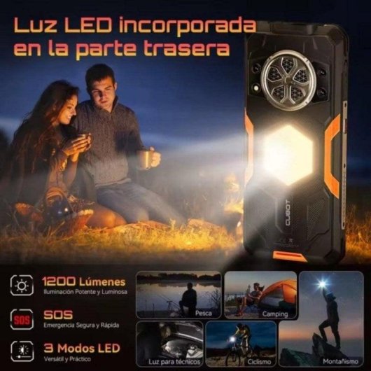 Cubot KingKong Power 5 4G 6GB 128GB 6.88" Negro Naranja