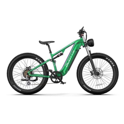 Bicicletta elettrica DUOTTS E26 motore 750W 48V batteria Samsung 20Ah sospensione totale