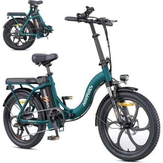 E-Bike HillMiles MilePort 1 Klappbar 250W 100 km Reichweite 20 Zoll Offroad LED