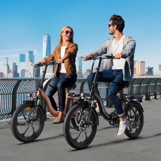 E-Bike HillMiles MilePort 1 Klappbar 250W 100 km Reichweite 20 Zoll Offroad LED