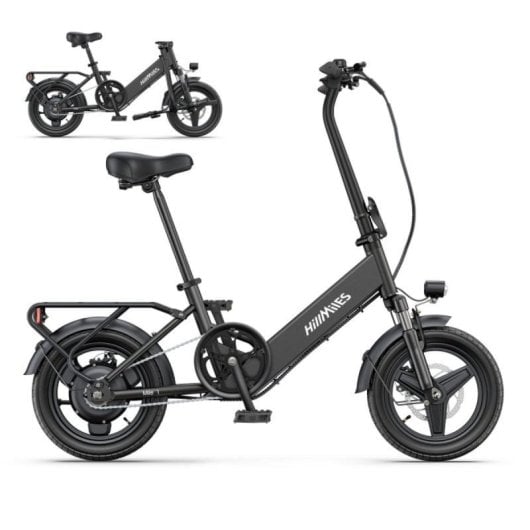 Vélo électrique HillMiles Mile 1 pliable 250W autonomie 60 km pneus 14 pouces