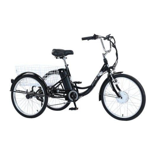 Tricycle électrique GOGOBEST GF100 350 W 36 V 15 Ah 24x2,125 Shimano 7 vitesses panier