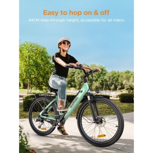 E-Bike HillMiles MileCity 1 250W 36V 13Ah herausnehmbarer Akku IP65 26x1,95"