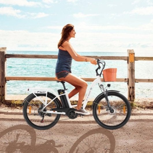 Elektrofahrrad TTGO YY-26ST 250 W 36 V 14,5 Ah 26 Zoll Shimano 6 Gang LED Schwarz