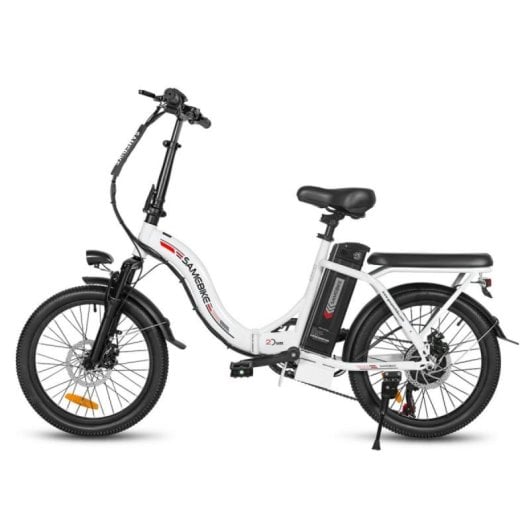Bicicleta eléctrica SAMEBIKE CY20 plegable 7 velocidades 32 km/h 80 km autonomía aluminio