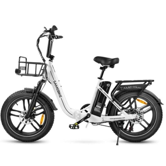 Vélo électrique SAMEBIKE C05 Pro 500W pliant, batterie 36V 13Ah, pneus 20x4, autonomie étendue