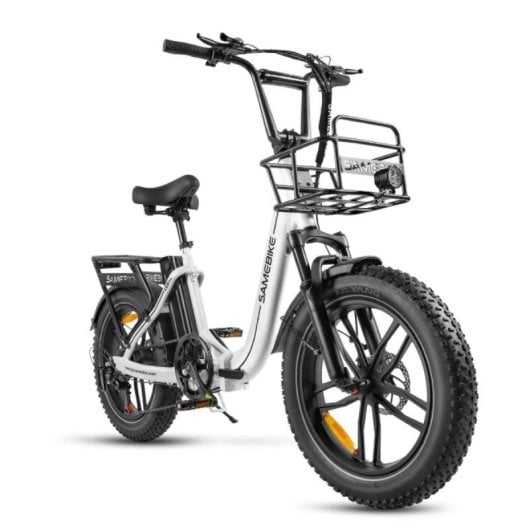 Vélo électrique SAMEBIKE C05 Pro 500W pliant, batterie 36V 13Ah, pneus 20x4, autonomie étendue