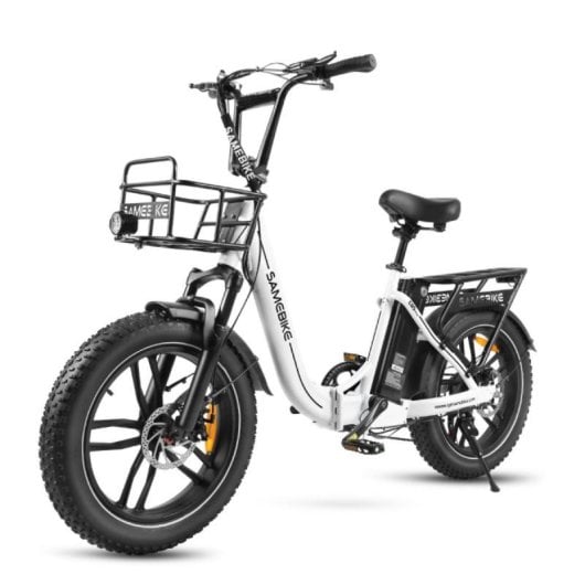 Vélo électrique SAMEBIKE C05 Pro 500W pliant, batterie 36V 13Ah, pneus 20x4, autonomie étendue