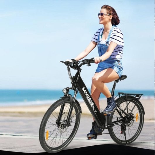 Bicicleta eléctrica SAMEBIKE RS-A01 Pro-T 500W 36V 15Ah Doble Suspensión 26" LCD