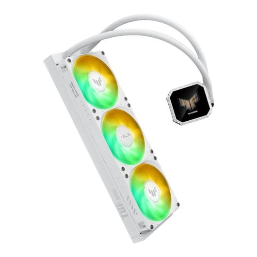 Refrigerazione Liquida ASUS TUF Gaming LC III 360 ARGB LCD 3 Ventole 360mm Display LCD Bianco