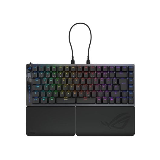 Teclado mecánico ASUS ROG Falcata 75% Layout QWERTZ alemán inalámbrico RGB negro