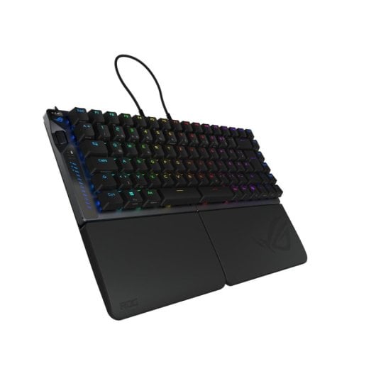Teclado mecánico ASUS ROG Falcata 75% Layout QWERTZ alemán inalámbrico RGB negro